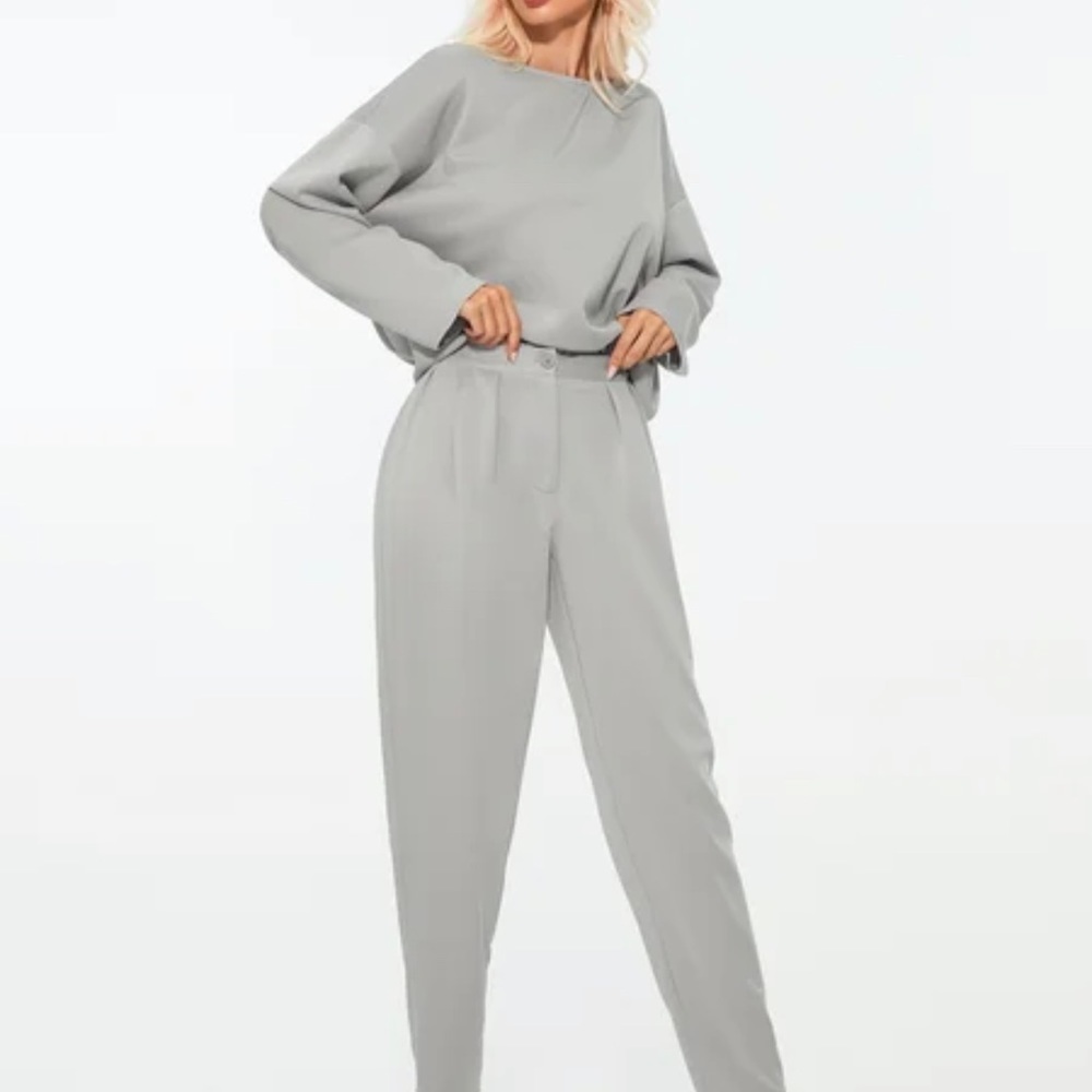 STYLEWE Long Sleeve Top Women Multiple Sizes Gray - Picture 2 of 10